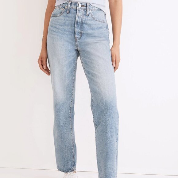 Madewell The Perfect Vintage Jean- High Waisted Straight Leg Jeans- Size 25 - Picture 4 of 14